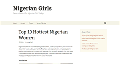 Desktop Screenshot of nigeriangirls.org