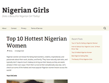 Tablet Screenshot of nigeriangirls.org